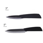 Ceramic Knife Set Black Zirconia Blade