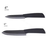 Ceramic Knife Set Black Zirconia Blade