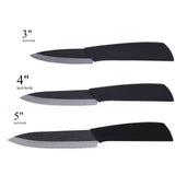 Ceramic Knife Set Black Zirconia Blade