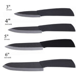 Ceramic Knife Set Black Zirconia Blade