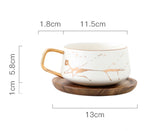 Marble Ceramic Coffee Mugs