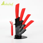 Kitchen Ceramic Knife Set + Peeler