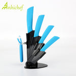 Kitchen Ceramic Knife Set + Peeler