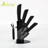 Kitchen Ceramic Knife Set + Peeler