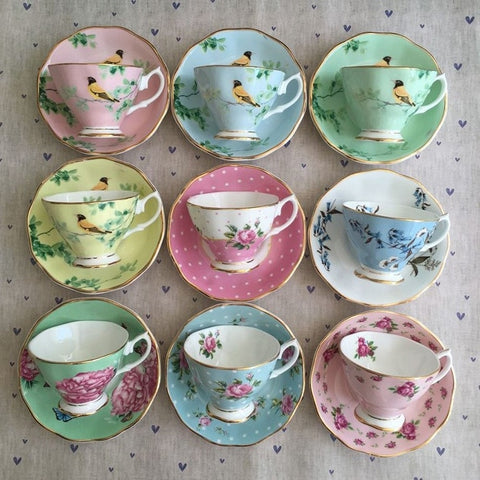 Colorful Tea Coffee Cups