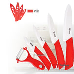 Ceramic Zirconia Knife Set + Peeler